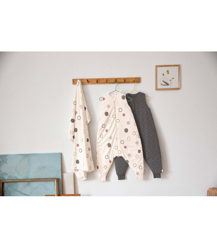 Organic cotton blanket 80x80cm Lässig | Earth ring print