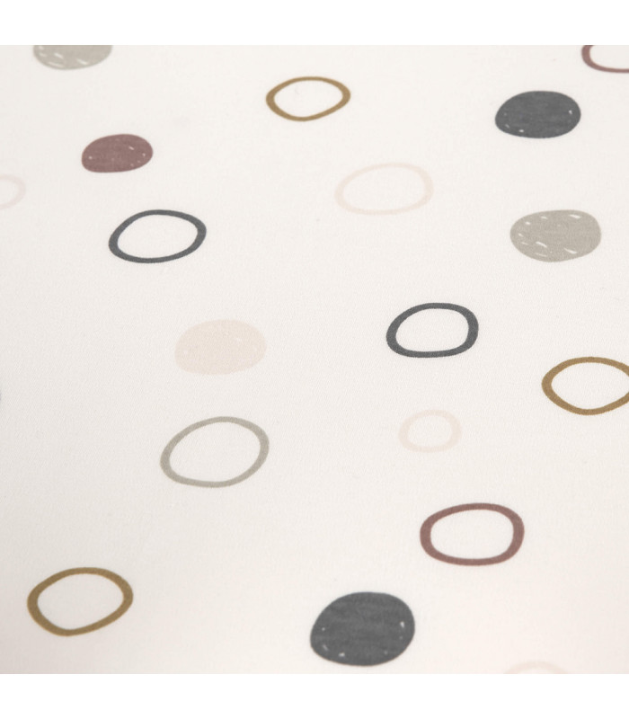 Organic cotton blanket 80x80cm Lässig | Earth ring print