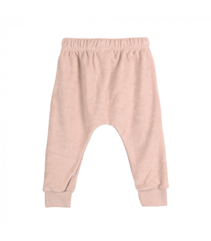 Long ribbed trousers Lässig | organic cotton rust red