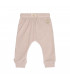 Long ribbed trousers Lässig | organic cotton rust red