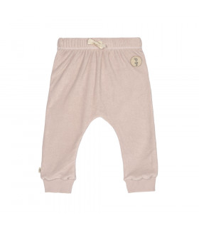 Long ribbed trousers Lässig | organic cotton rust red