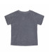 Terry cloth T-shirt Lässig | short sleeve round neck anthracite gray