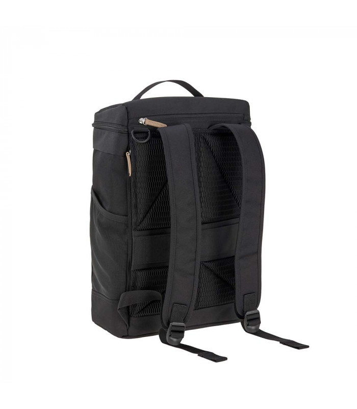 Mochila negra GRE Cross Lässig de diseño rectangular con correas acolchadas y asa superior resistente.