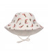 Reversible UV bath cap for girls | quick-dry giraffe print
