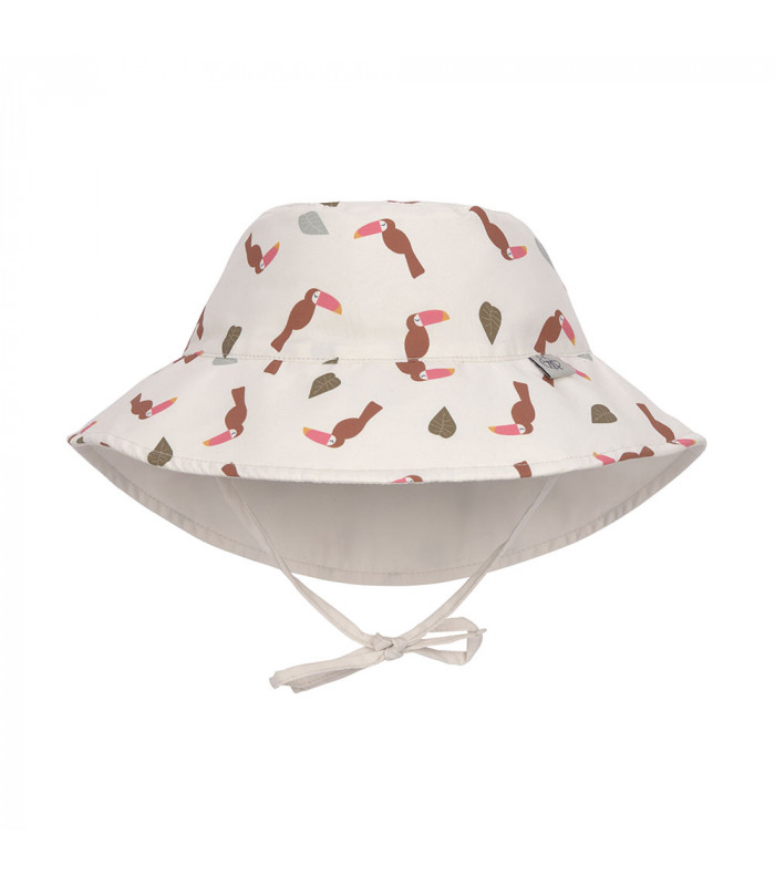 Reversible UV bath cap for girls | quick-dry giraffe print