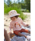 Gorrito de baño reversible UV niña Lässig | estampado jirafas secado rápido
