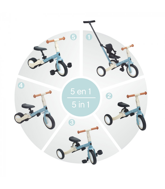 Triciclo multifunción Gyro de 1 a 5 años Olmitos