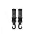 Black Bag Hooks Lässig | Rotating textile handle attachment