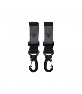 Black Bag Hooks Lässig | Rotating textile handle attachment