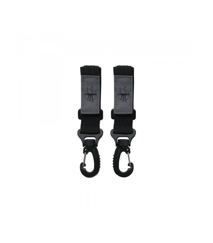 Black Bag Hooks Lässig | Rotating textile handle attachment