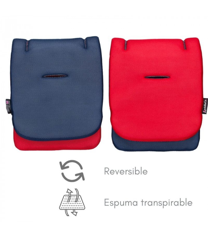 Colchoneta Comfi-Cool breathable CuddleCo. | Malla flujo aire reversible