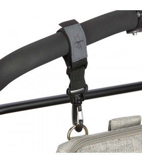 Gancho de Bolsa Preto Lässig