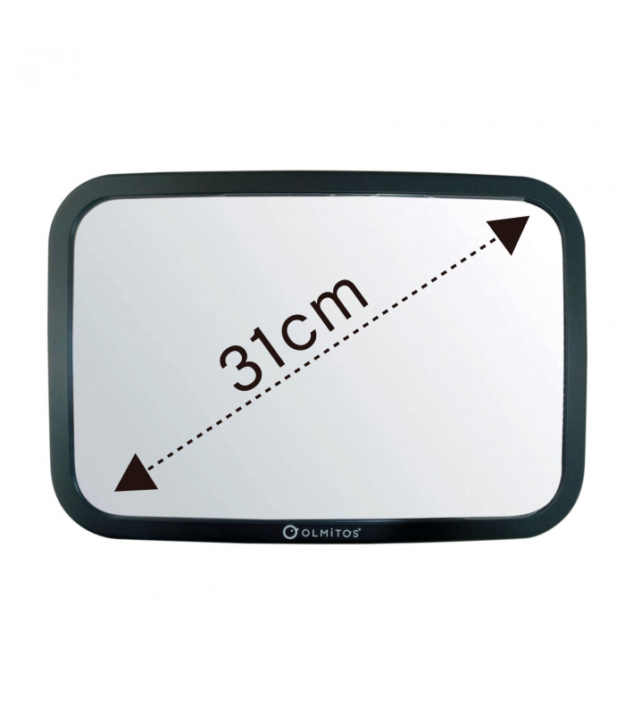 Large convex rear view mirror Olmitos