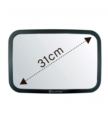 Large convex rear view mirror Olmitos