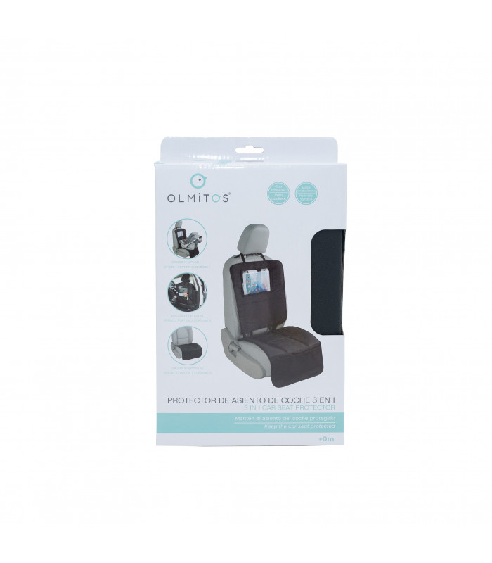 Car seat protector 3 in 1 Olmitos | Divisible pieces and touch window