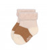 Newborn socks 3 units Lässig | double thermal plush band