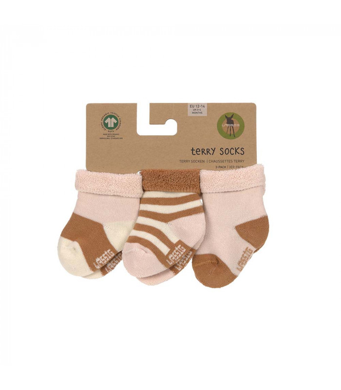 Newborn socks 3 units Lässig | double thermal plush band