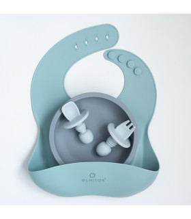 Serviço de mesa de 4 peças em silicone Olmitos