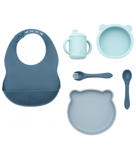 Vajilla 7 piezas silicona Olmitos