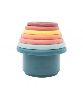 Cubos empilháveis de silicone Olmitos