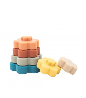 Flor empilhável de silicone Olmitos