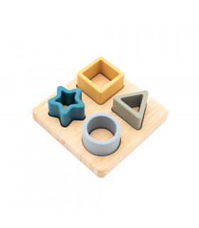 Bamboo wood and silicone puzzle Olmitos