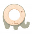 Beechwood and silicone teether ring Olmitoss