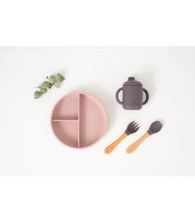 Five piece silicone tableware Olmitos