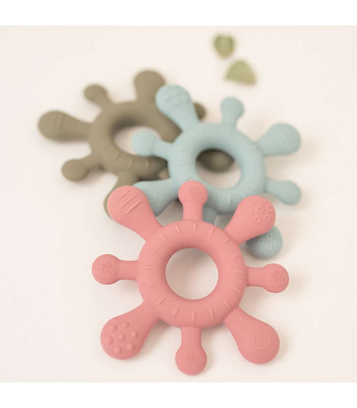 Silicone teething toy Olmitos | textures for soothing gums