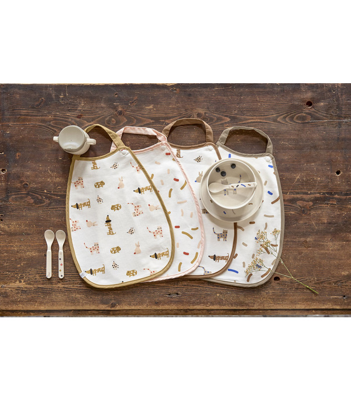 Medium Little Mateys 2pcs Bib Lässig | 30x38 cm repellent