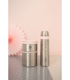 Stainless steel liquid thermos Triangles Olmitos