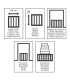 Puerta de seguridad retractil Olmitos | Malla textil 140cm