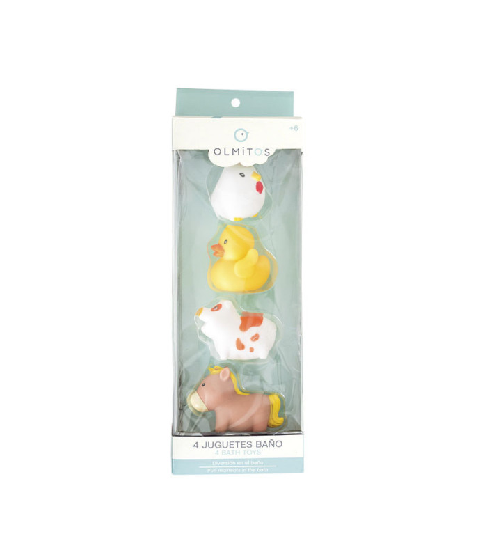 Set of 4 bath toys Olmitos | Construction vehicles