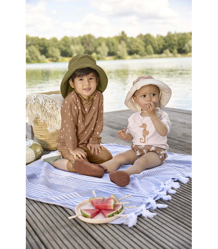Gorro reversible baño Lässig | ondas multicolor poliéster reciclado