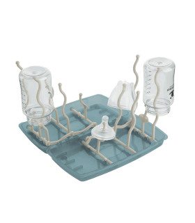 Comprar um escorredor de mamadeiras dobrável azul em oferta.