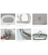 Hamaca baño antideslizante Olmitos | Triple ajuste 59x32cm