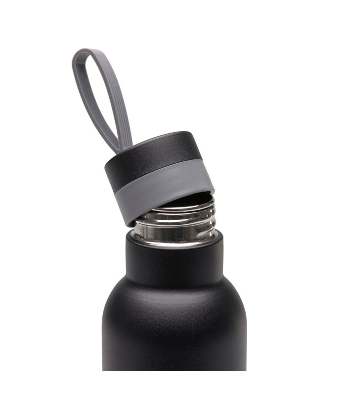 Stainless steel bottle 750ml Lässig | BOLD silicone loop