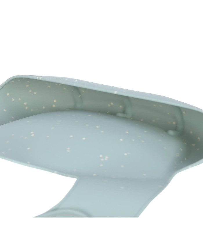 Pack of 2 silicone bibs Lässig | Flexible deep receptacle