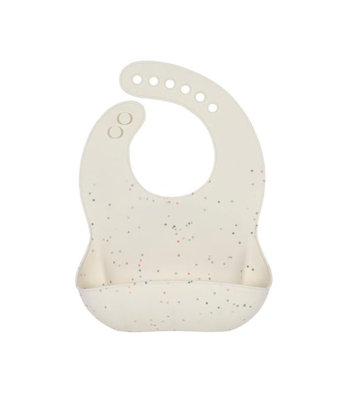 Pack of 2 silicone bibs Lässig | Flexible deep receptacle