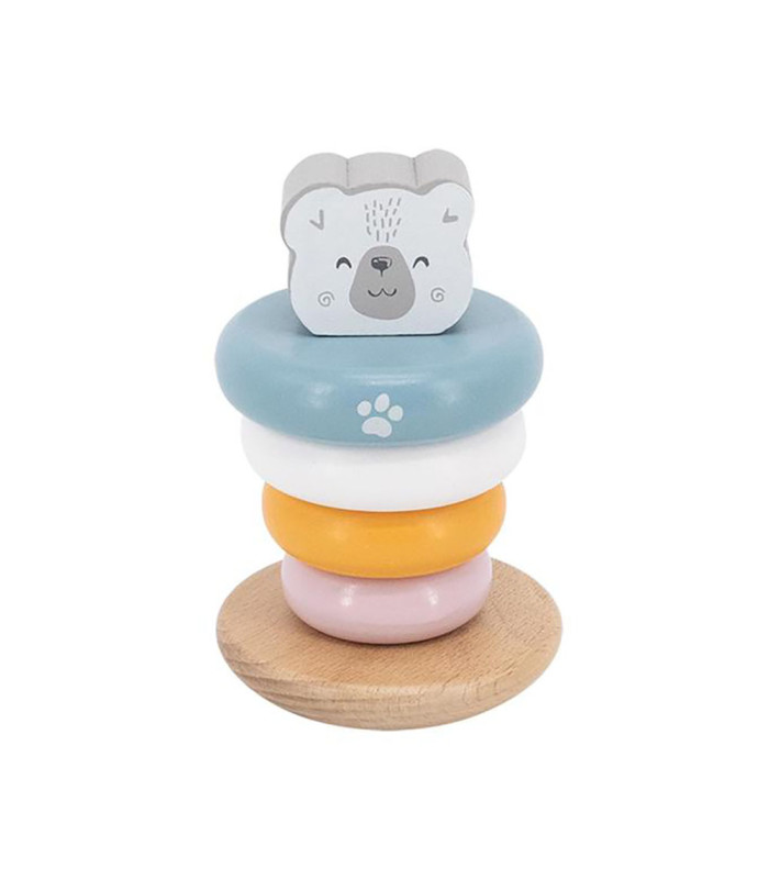 Comprar brinquedo empilhável de madeira PolarB com preço promocional.