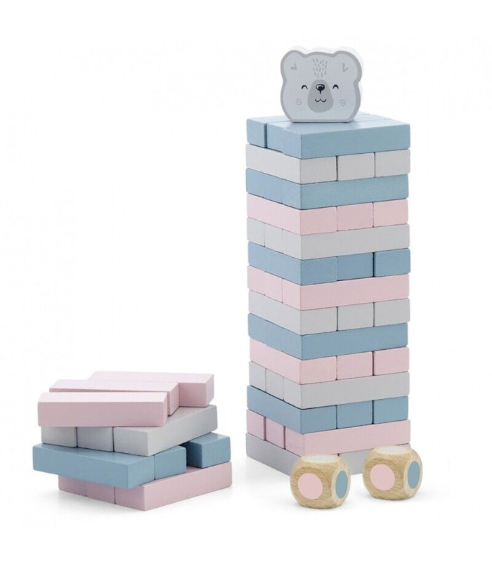 Compre o jogo de torre de blocos de madeira PolaB a um preço promocional.