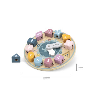 Reloj de formas de madera PolarB