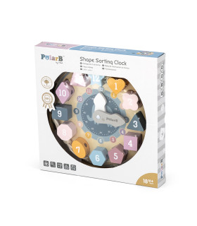 Wooden Shapes Clock PolarB