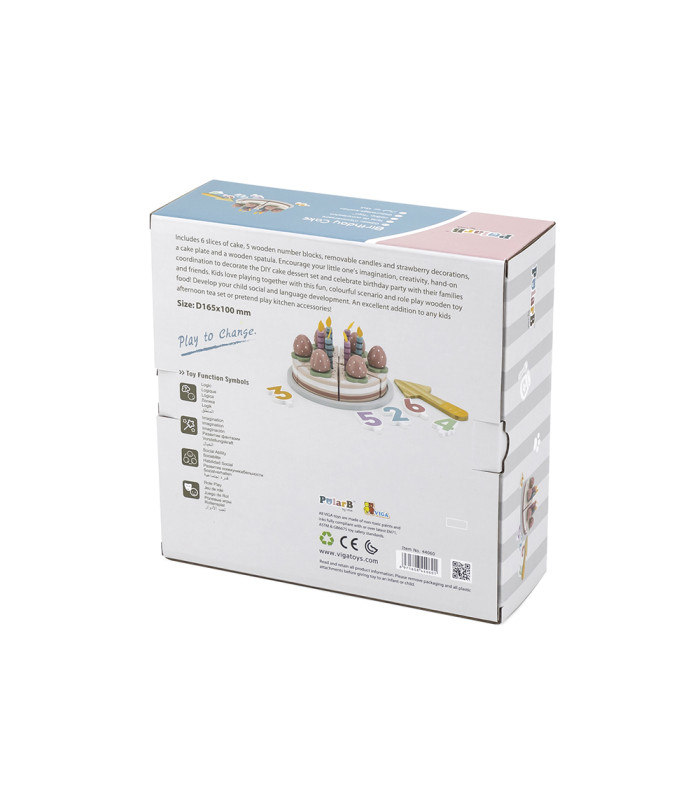 Wooden birthday cake PolarB