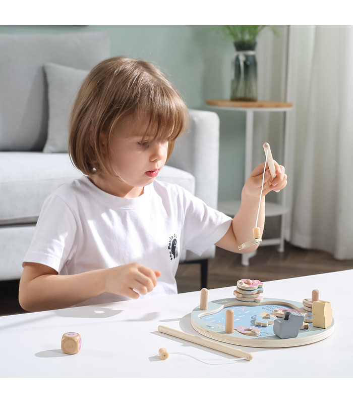 Compre o jogo de pesca com lago magnético por um preço promocional.