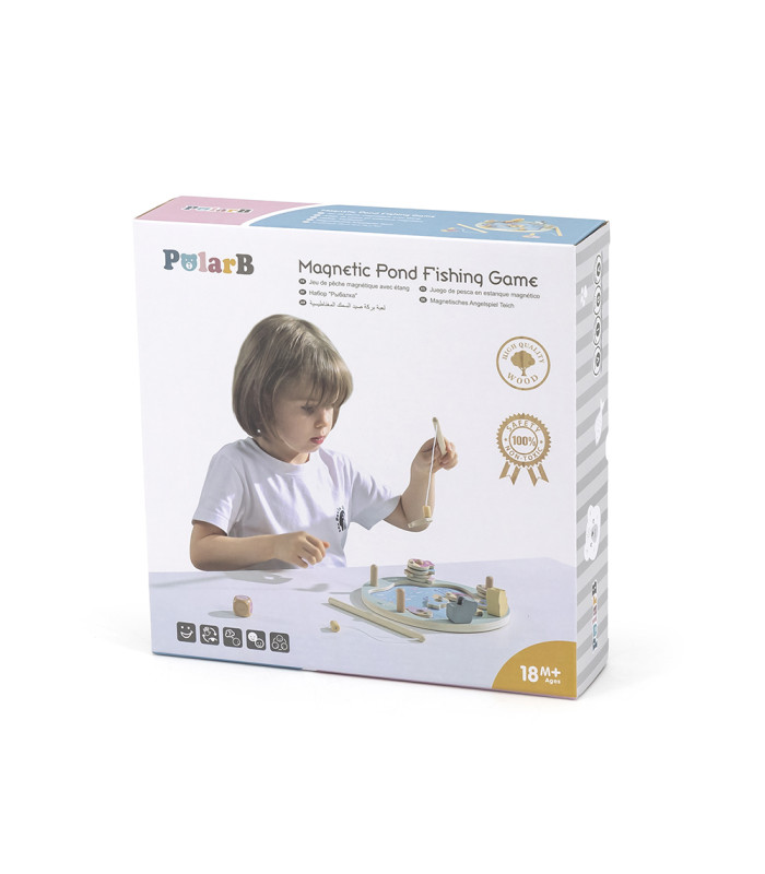 Compre o jogo de pesca com lago magnético por um preço promocional.