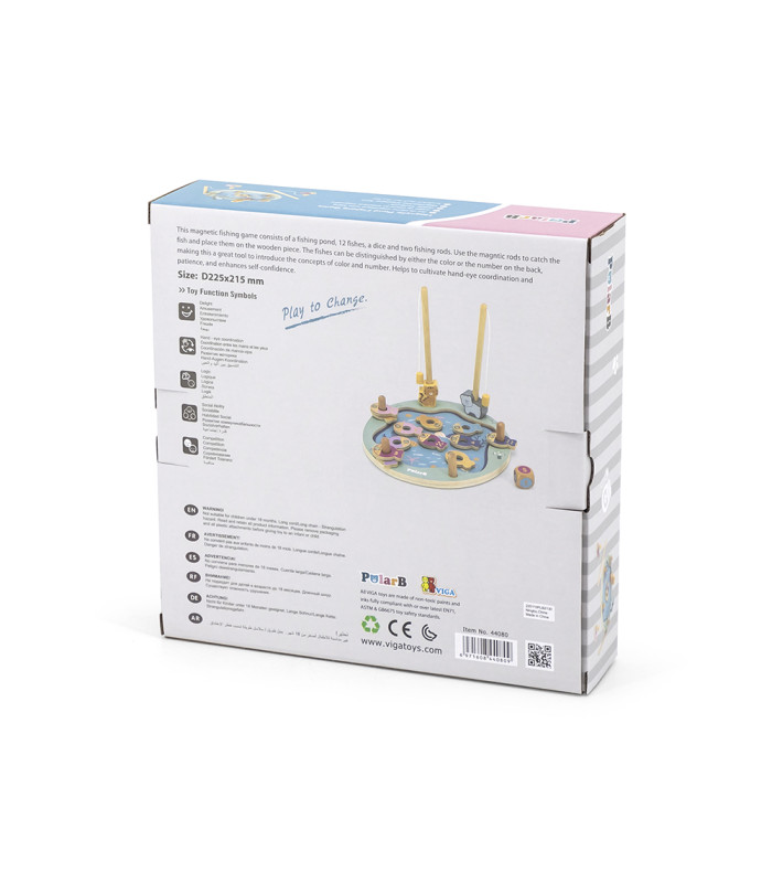 Compre o jogo de pesca com lago magnético por um preço promocional.