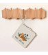 Fabric and texture book Olmitos | Mirror and teething ring