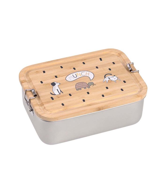 Comprar marmita de aço inoxidável e bambu Lässig a preço promocional