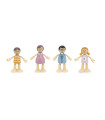 Familia de muñecos de madera PolarB